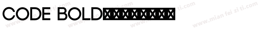 code bold字体字体转换